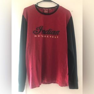 Indian Motorcycle Long Sleeve Shirt Loose Fit Medium
